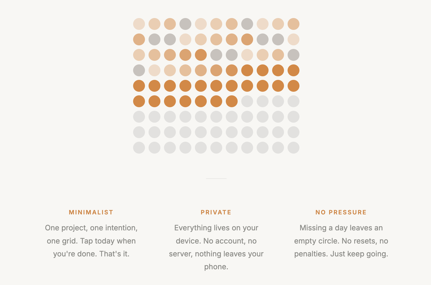 99 Days Of app screenshot